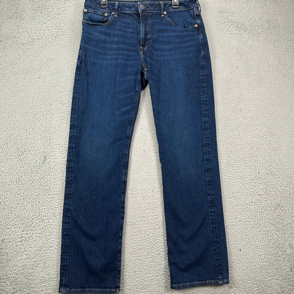 American Eagle Outfitters Men's Bootcut Jeans - Dark Blue